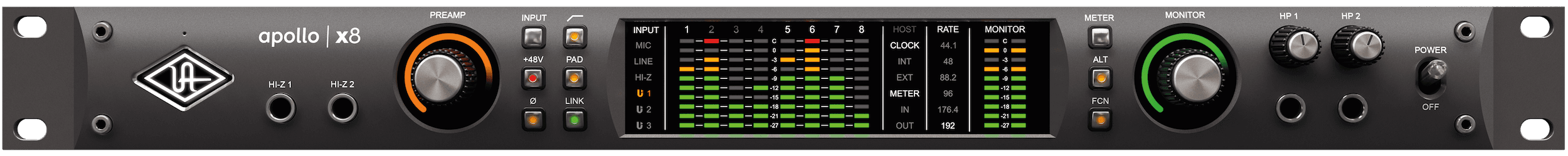 UAD Apollo x8