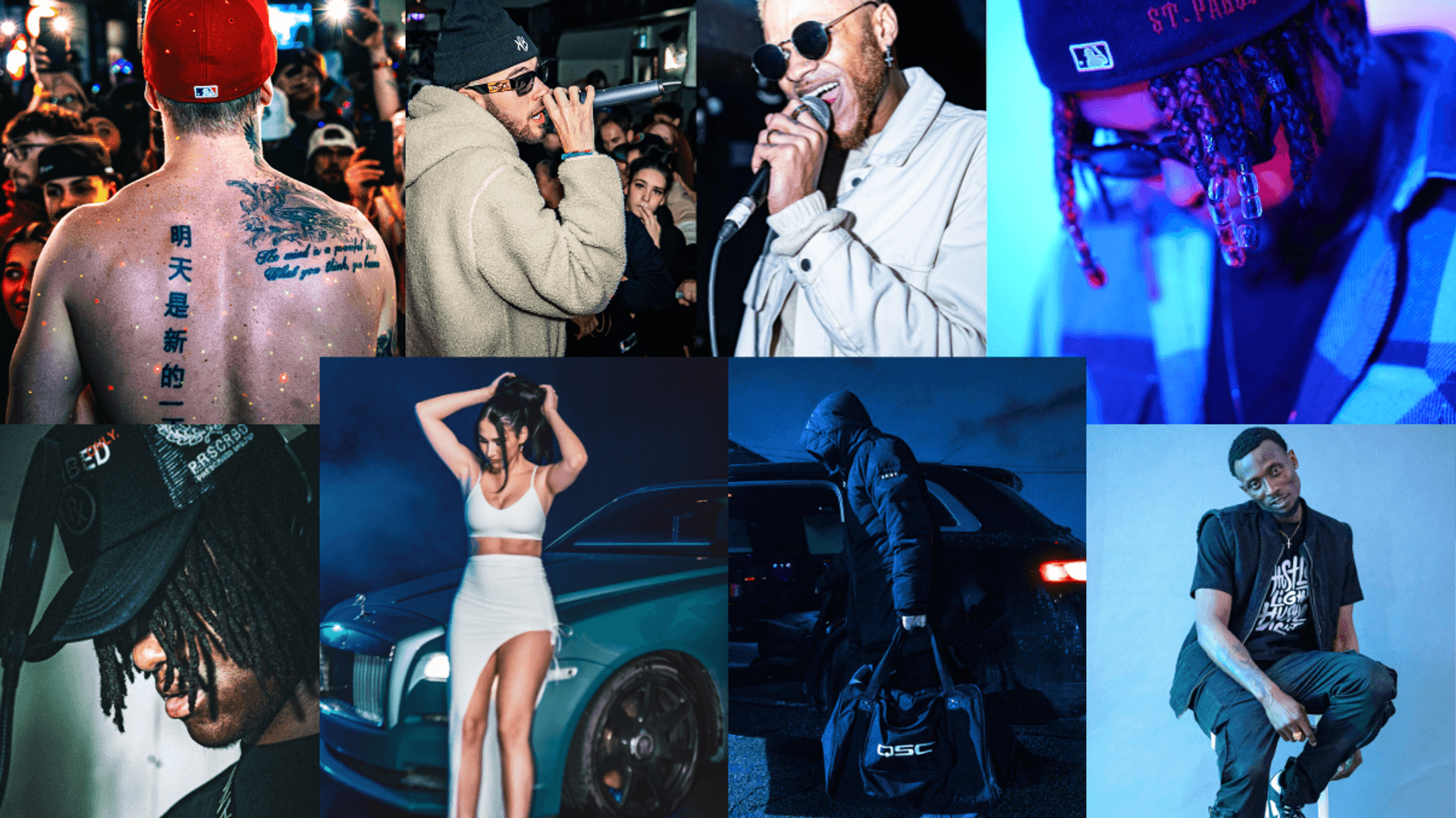 Moments from Lush Recording Studio events and shoots — montage