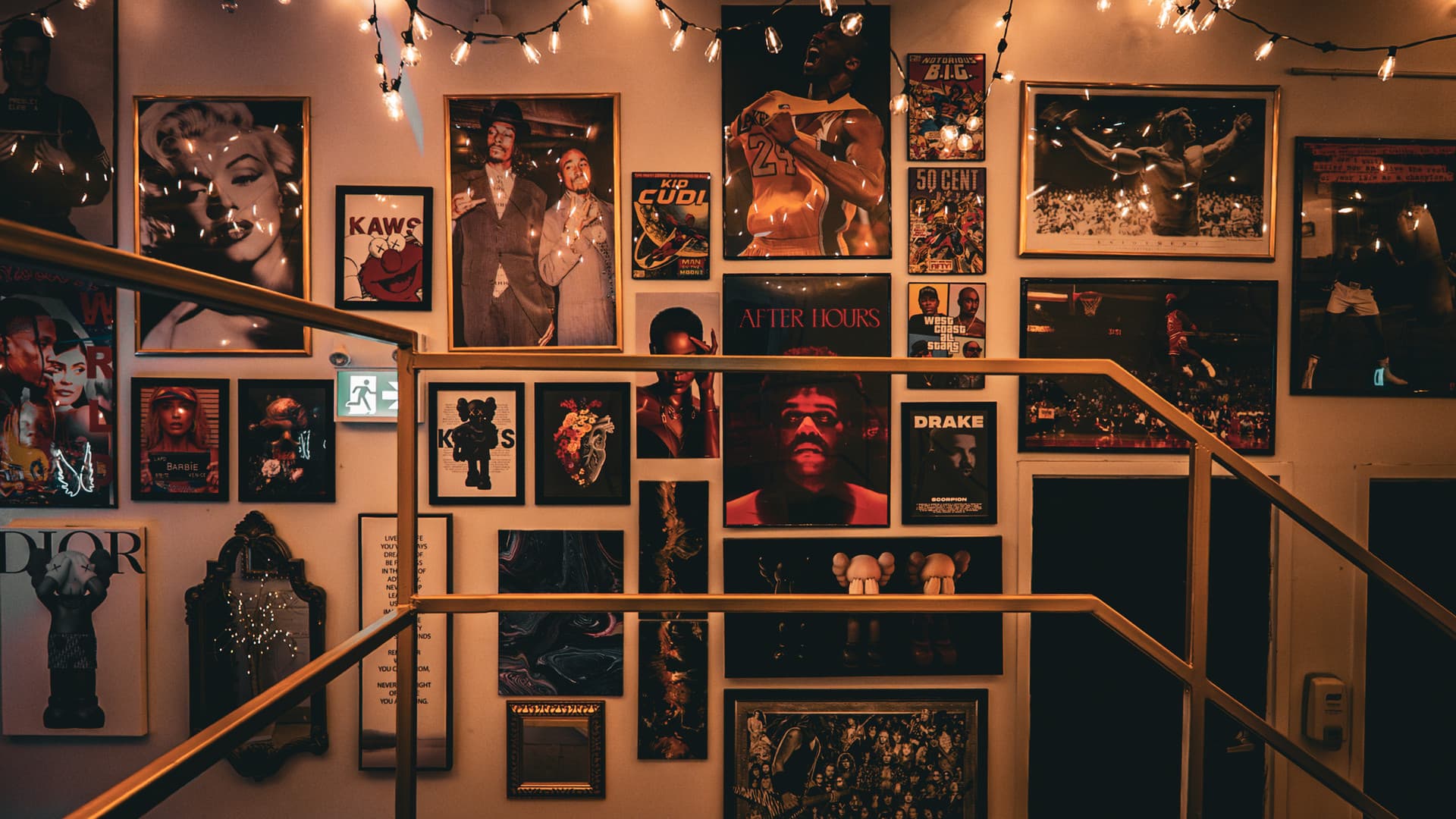 The 777 Lobby — iconic portrait gallery wall